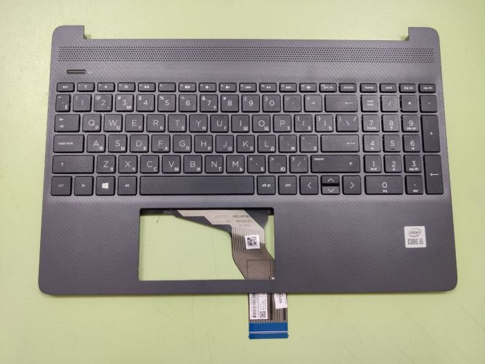 Верхняя часть корпуса (топкейс) HP 15s-eq 15s-fq с разбора, серый