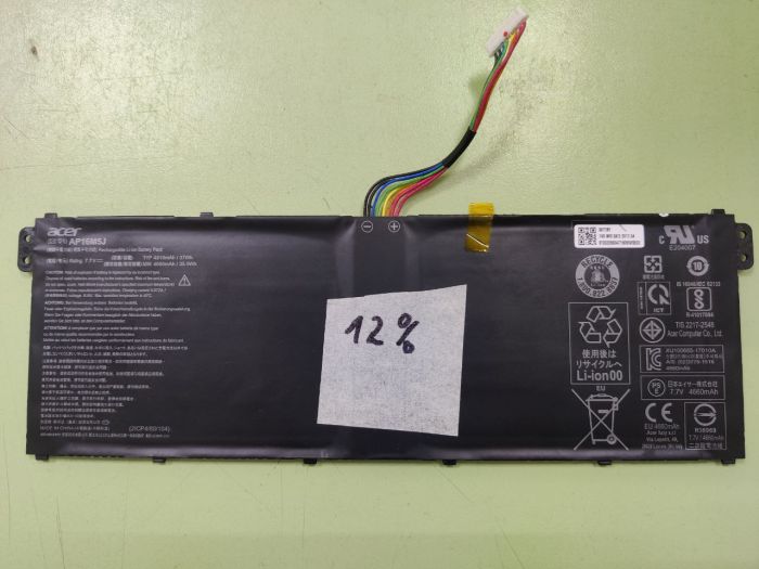 Аккумулятор для ноутбука Acer (AP16M5J) Aspire A315-51 бу, износ 12%