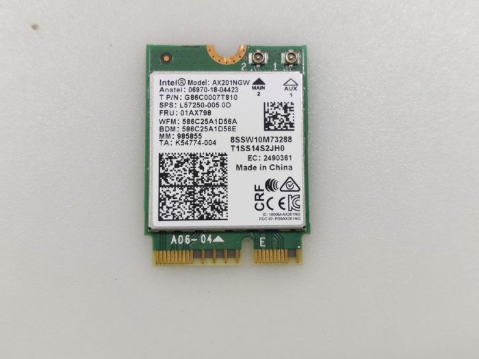 Модуль wi-fi AX201NGW Acer AN515-55