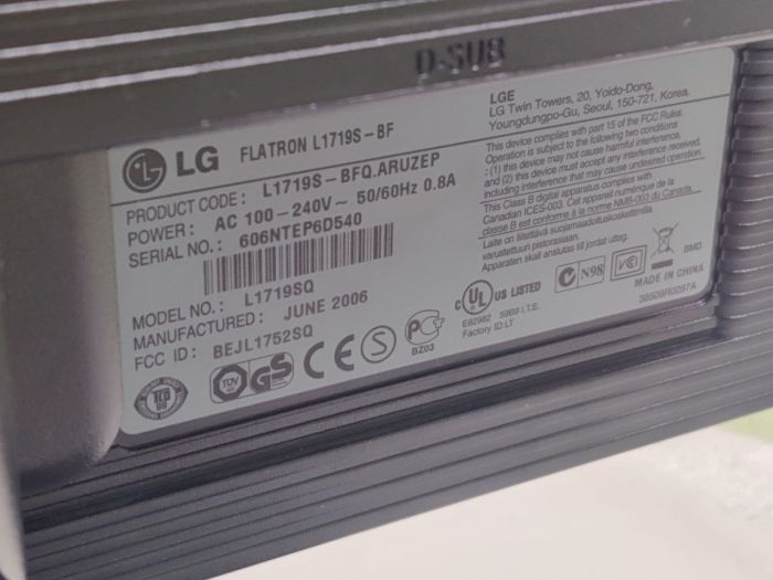 Монитор LG FLATRON L1719S-BF 17" БУ