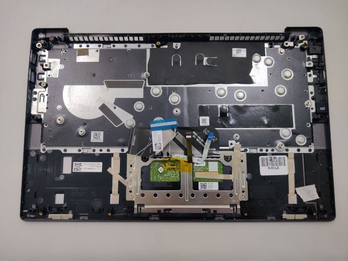 Верхняя часть корпуса (топкейс) для Lenovo Ideapad 5 14ALC05 металл для моделей со сканером отпечатка пальца
