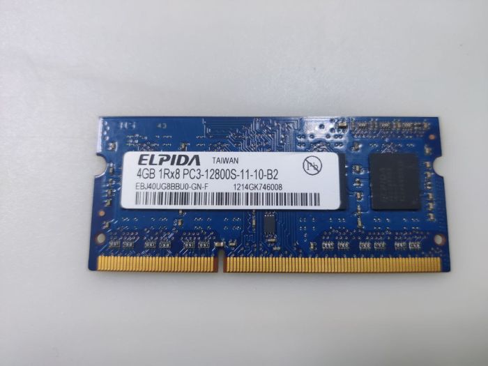 Оперативная память SODIMM DDR3 4GB ELPIDA EBJ40UG8BBU0-GN-F