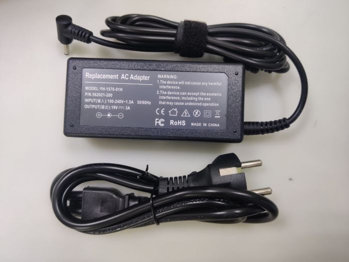 Зарядка для ноутбука 19V 3A (57W) 3.5x1.35мм