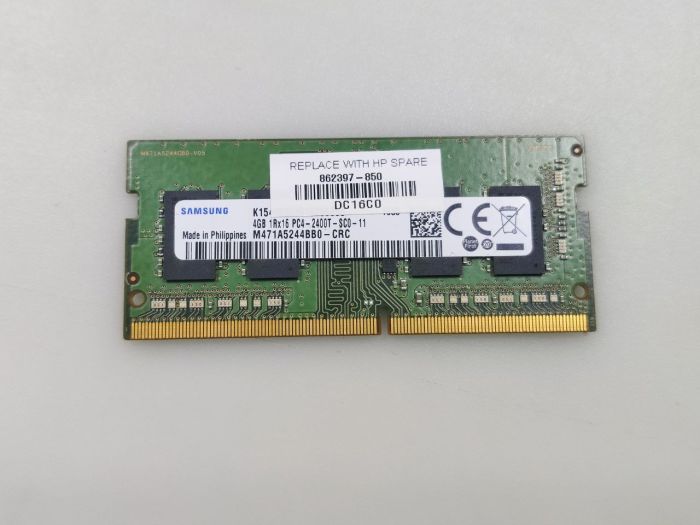 оперативная память sodimm ddr4 samsung 4gb бу