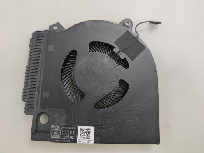 Вентилятор (кулер) системы охлаждения GPU Fan For DELL G15 5510 5511 5515 GTX1650 0203MH 203MH EG75070S1-C670-S9A DC5V
