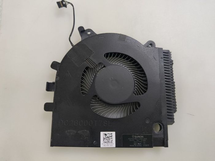 Вентилятор системы охлаждения CPU Fan For DELL G15 5510 5511 5515 GTX1650 01JYXG 1JYXG EG75070S1-C660-S9A DC28000T7SL DC5V