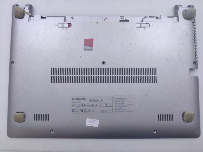 Нижняя часть корпуса (поддон)  lenovo S400u, S415 AP0SB000600 (царапины, сломаны крепления петель)