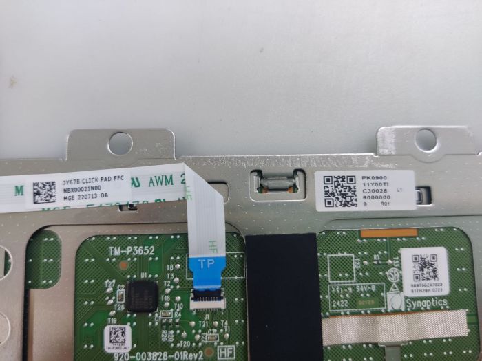 Тачпад со шлейфом TM-P3652 ноутбука Lenovo Legion S7 16IAH7 черный