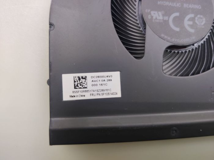 Вентилятор системы охлаждения для ноутбука Lenovo Legion S7 16IAH7 82TF 16ARHA7 82UG Y9000X 2022, 5F10S14024 DC28000J4V0 GPU