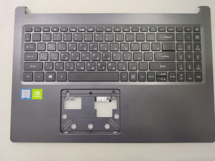 Верхняя часть корпуса топкейс Acer Aspire 3 A315-55 (TFQ36ZAUTATN, EAZAU00401A, SV5T-A72B, NKI15170A2, NK.I1517.0A2, AEZAU700210, NSK-RL0SQ, 6K+NFDOM.0DA, 4H+NFDOM.0DA) сломано 2 футорки и место под крепление в районе тачпада