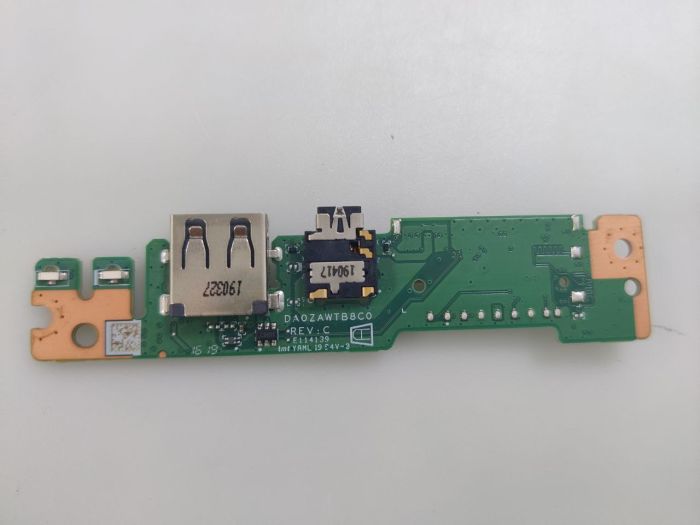 Плата расширения с разъемами USB+аудио DA0ZAWTB8D0 для Acer A315-55 Совместимые парт-номера (p/n): DA0ZAWTB8D0 1MI5ZZZ015B 55.HGLN7.001 55HGLN7001