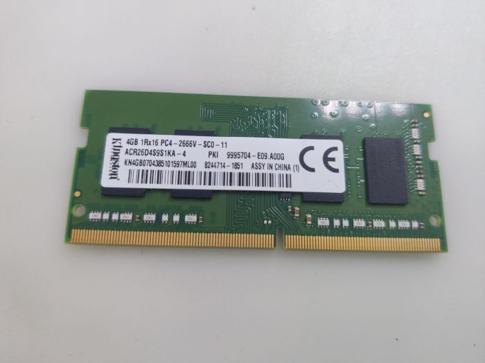 Оперативная память Kingston SODIMM DDR4 4 ГБ ACR26D4S9S1KA-4/4G
