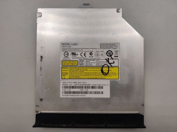 Оптический привод, Dvd привод Acer E1-531G Packard bell TS11 с крышкой заглушкой