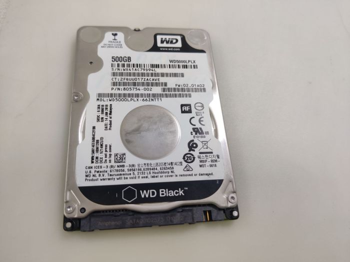 Жесткий диск 2.5" 500 Gb WD5000LPLX SATA III WD бу