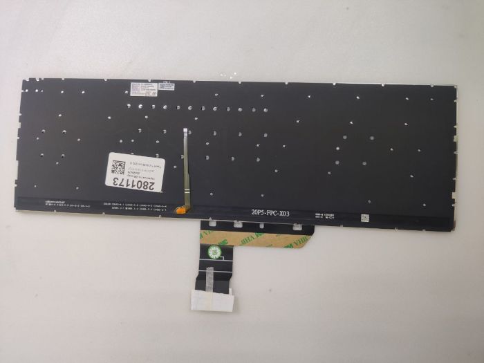 Клавиатура для Asus VivoBook Pro 15 M6500IH серая с подсветкой
