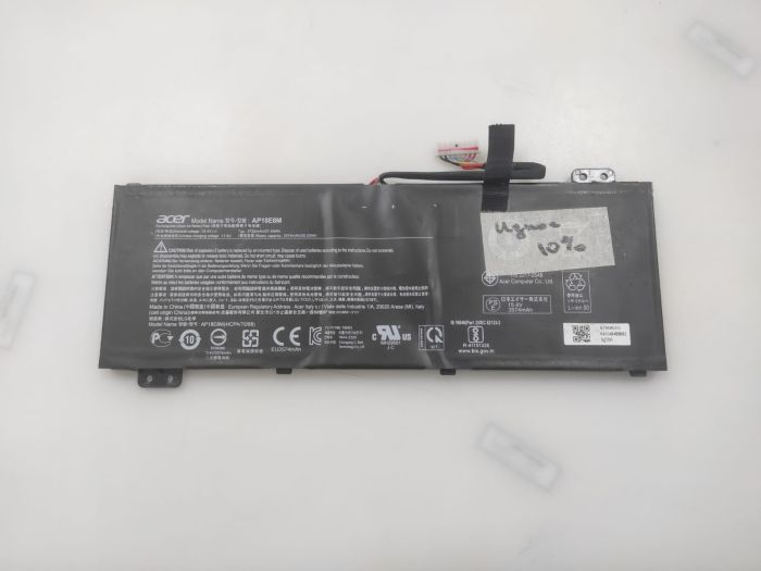 Аккумулятор (AP18E8M) 15.4V 57.48Wh 3733 mAh с разбора для Acer Nitro 5 AN515-43 AN515-44 AN517-51 AN715-51 PH315-52 AN515-54