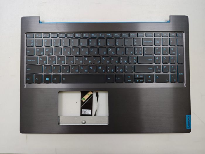 Верхняя часть корпуса (топкейс) Lenovo IdeaPad Gaming L340-15IRH с клавиатурой помят угол